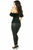 Top Drawer Velvet Off-The-Shoulder Steel Boned Corset