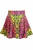 Leopard Print Stretch Lycra Skirt