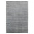 3' X 5' Gray And Blue Wool Striped Hand Woven Area Rug