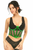 Lavish Holo & Fishnet Underwire Waist Cincher Corset