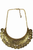 Coin & Hammered Pendant Statement Necklace
