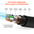 HyperGear SpeedBoost 25W USB-C PD + 12W USB Fast Car Charger with PPS | 4ft USB-C Cable
