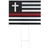 Yard Sign Thin Line Flag With Cross