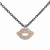 Rose Gold Lips Necklace