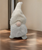 28" White Fabric Christmas Standing Gnome Tabletop Sculpture