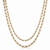 Double Medium Link Chain Necklace