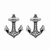 Brilliant Anchor Earrings