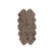 4' X 6' Taupe Genuine Sheepskin Animal Print Shag Area Rug