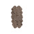 4' X 6' Taupe Genuine Sheepskin Animal Print Shag Area Rug