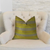 Plutus Kaleva Lime and Gray Handmade Luxury Pillow