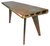 55" Copper Aluminum Writing Desk