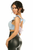 Lavish Eyelet Underwire Bustier Top with Removable Ruffle Sleeves