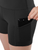 Jolie High-Waisted Athletic Shorts with Hip Pockets