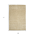 9' X 12' Ivory Wool Hand Woven Area Rug