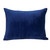 Homeroots Home Decor Navy Blue Lumbar Tufted Throw Pillow