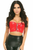 Lavish Patent Short Bustier Top