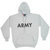 Hooded/Pullover Grey Sweatshirt- Army Medium