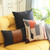 Homeroots Home Decor 18" x 18" Black and Grey Abstract Zippered Handmade Polyester Throw Pillow Cover