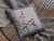 16" Purple Cream Boho Deer Zippered Suede Throw Pillow
