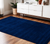 4' X 6' Navy Blue Wool Hand Woven Area Rug