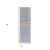 8' Gray and Purple Ombre Hand Woven Runner Rug