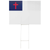Yard Sign Christian Flag