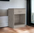 22" Gray Wood One Drawer Nightstand
