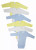 Bambini Boys' Pastel Long Sleeve Onezie Variety Pack