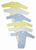 Bambini Boys' Pastel Long Sleeve Onezie Variety Pack
