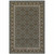 4' X 6' Navy Blue Green Red Ivory And Yellow Oriental Power Loom Stain Resistant Area Rug