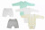 Bambini Infant Boys Long Sleeve Onezies and Shorts