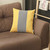 Homeroots Home Decor Yellow And Black Houndstooth Throw Pillow, 18x18x1 Inches