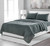 Four Piece Slate Gray Linen Sheet Set