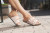 Roxoni Women Comfort Sandals Double Buckle Adjustable EVA Flat Slides Footbed Suede with Arch Support Non-Slip