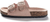 Roxoni Women Comfort Sandals Double Buckle Adjustable EVA Flat Slides Footbed Suede with Arch Support Non-Slip