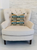 Plutus Timber Blue and Beige Textured Luxury Throw Pillow