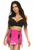 Patent Lace-Up Skirt with Lacing