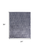 2' X 3' Blue and Ivory Abstract Hand Woven Area Rug