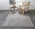 2' X 3' Gray Taupe And Ivory Abstract Hand Woven Area Rug