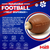 Football Dog Chew Toy & Treat Dispenser  