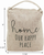 Home Our Happy Place Door Stop with Handle|Decorative Weighted Fabric Door Stopper for Bedroom- Living Room- Exterior Doors