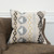 Homeroots Home Decor Brown Beige Tribal Embroidered Throw Pillow, Brown Beige, 20 x 20 Inches