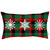 Homeroots Home Decor Christmas Snowflake Trio Plaid Lumbar Pillow Cover, 12 x 20 Inches
