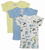 Bambini Printed Boys Short Sleeve Variety Pack