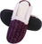 Roxoni Memory Foam Slippers for Women - Fuzzy Cozy Indoor/Outdoor Slides - Fluffy Slip On Shoes Womens House Slippers with Plush Heels and Anti-Skid Rubber Sole