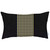 Homeroots Home Decor Yellow And Black Houndstooth Lumbar Throw Pillow, 12 x 20 Inches