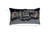 24" Black Tulsa Nighttime Skyline Lumbar Decorative Pillow - 606114644132