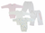 Bambini Infant Girls Long Sleeve Onezies and Track Sweatpants