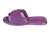 Roxoni Women's Open Toe Slide Slipper ; Ideal Terry Cloth House Shoe for Indoor and Outdoor