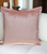 Premier 24" Soft Touch Metallic Pink Solid Color Accent Pillow